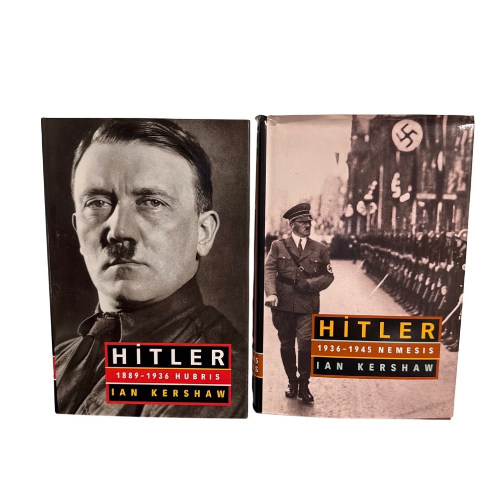 Hitler Ian Kershaw Hubris Nemesis 2 Vol Biography Set 1st American Ed Hardcover